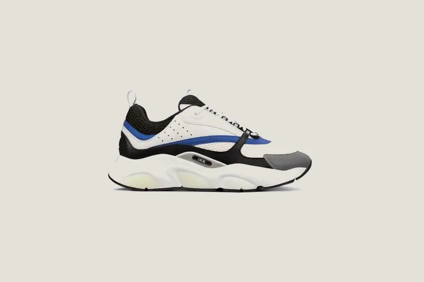 Sneaker B22 - Noir Blanc Bleu