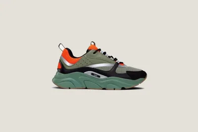 Sneaker B22 - Kaki Noir Orange