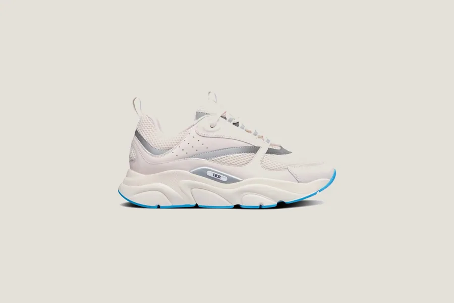 Sneaker B22 - Blanc Bleu