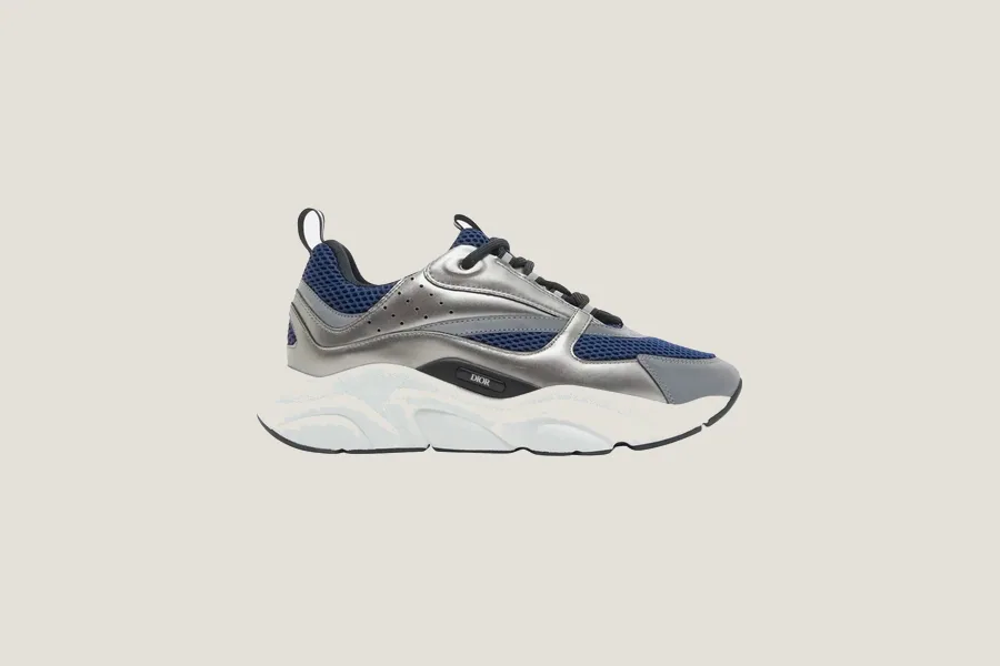 Sneaker B22 - Bleu Gris