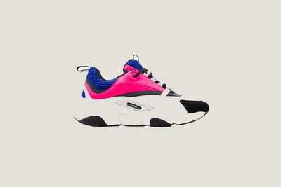 Sneaker B22 - Bleu Blanc Rose Noir