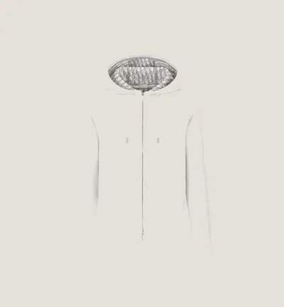 L'ensemble de survêtement à capuche - Blanc