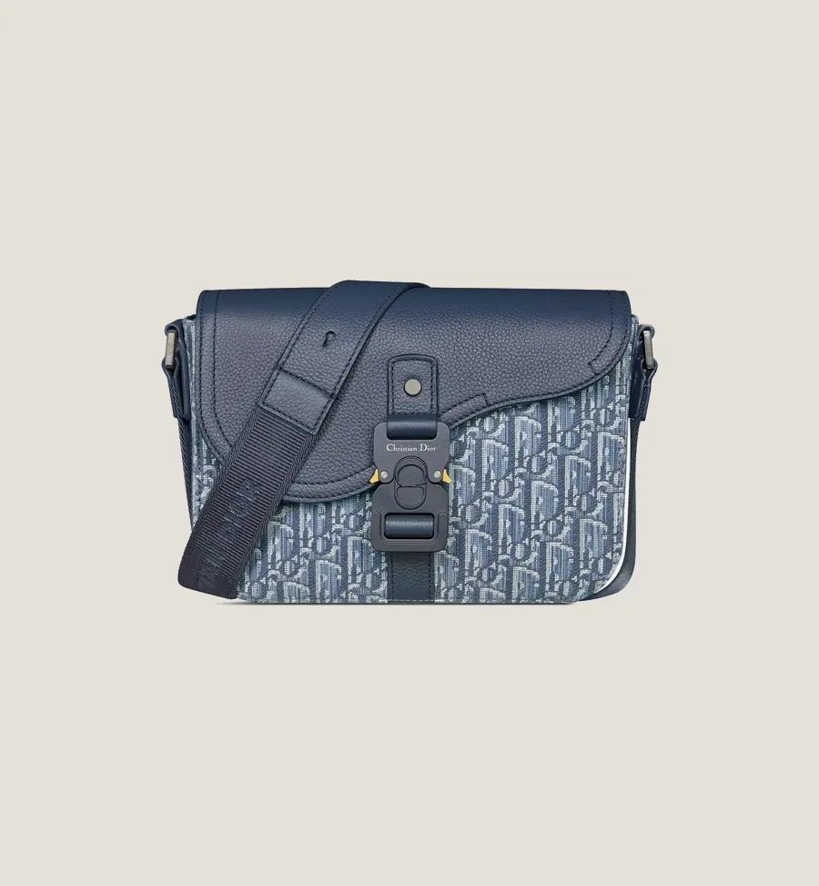 Sac Messenger à rabat Saddle Small - Bleu
