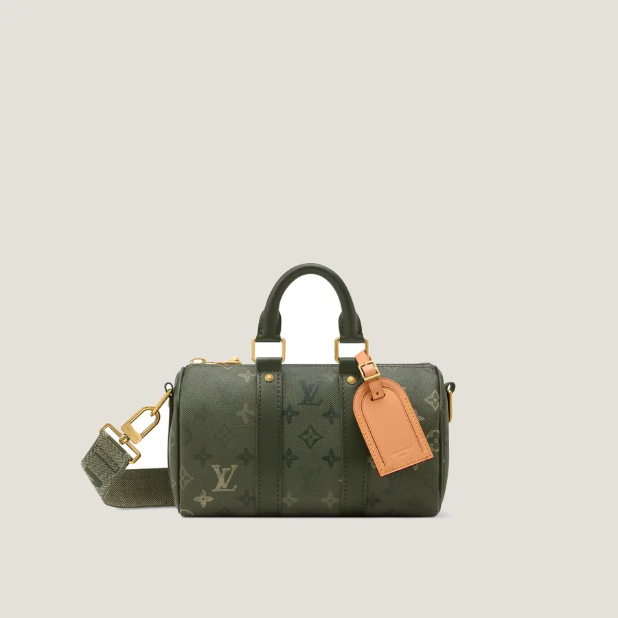 Sac Keepall Bandoulière 25 - Vert Kaki