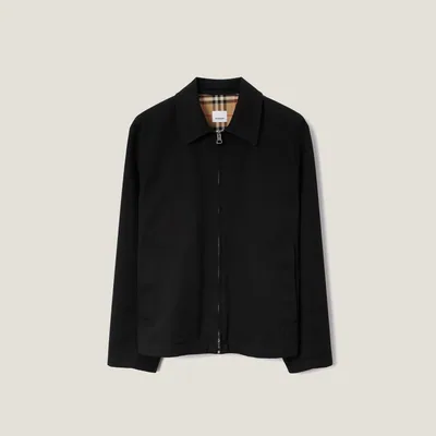 Veste Harrington en gabardine