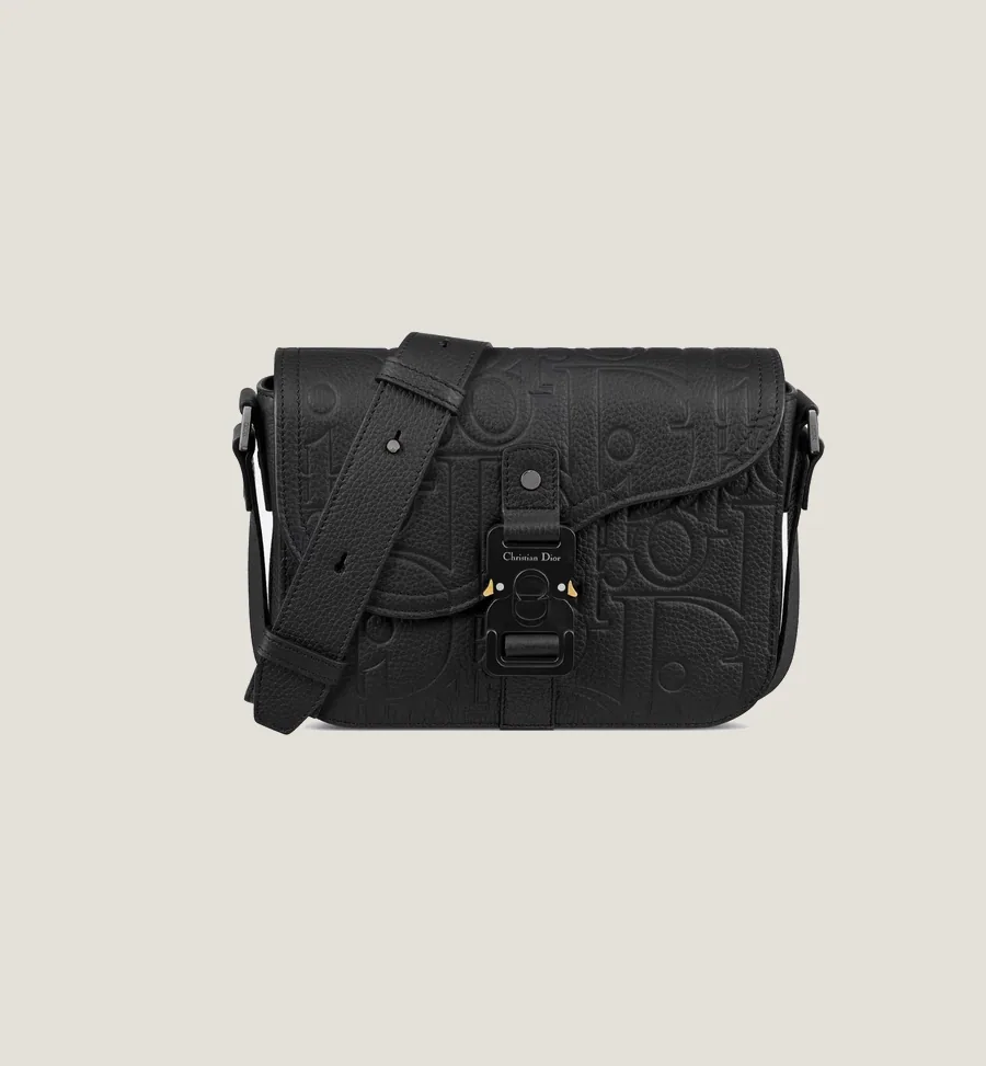 Sac Messenger à rabat Saddle Small - Noir