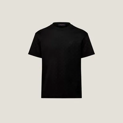 Tee-shirt à motif Damier et signature