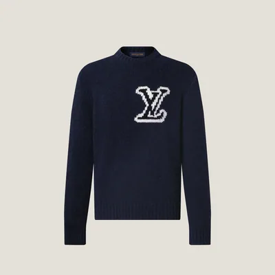 Pull à col rond LV Intarsia