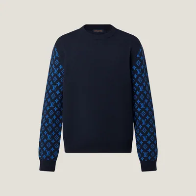 Pull à col rond Monogram en cachemire mélangé