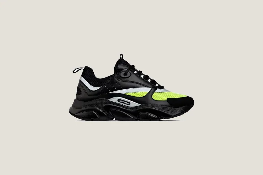 Sneaker B22 - Jaune Noir