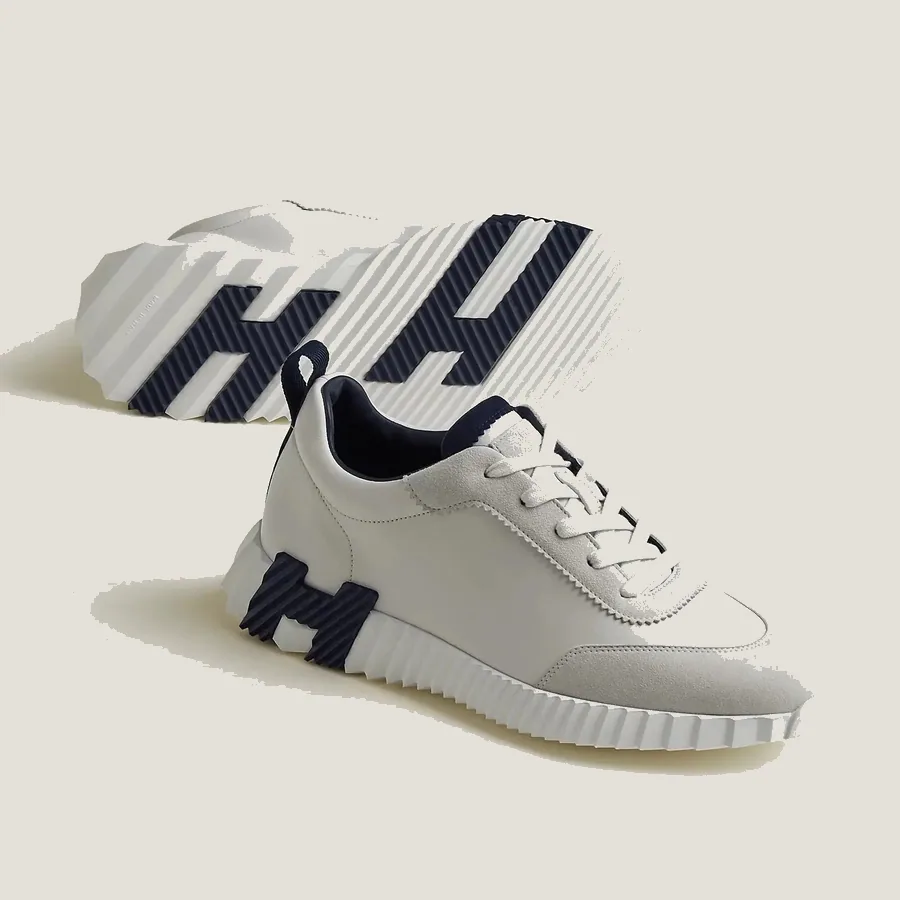 Sneakers Bouncing - Blanc Bleu marine