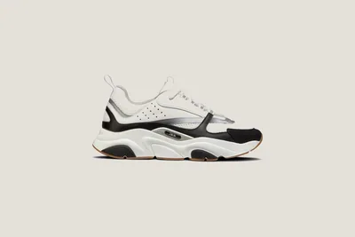 Sneaker B22 - Blanc Noir Gris