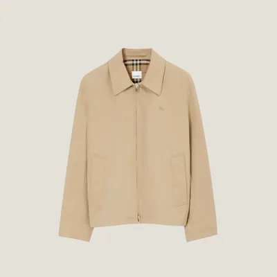 Veste Harrington en gabardine