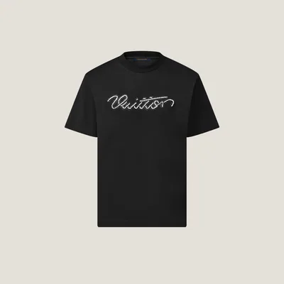 Tee-shirt à manches courtes avec signature