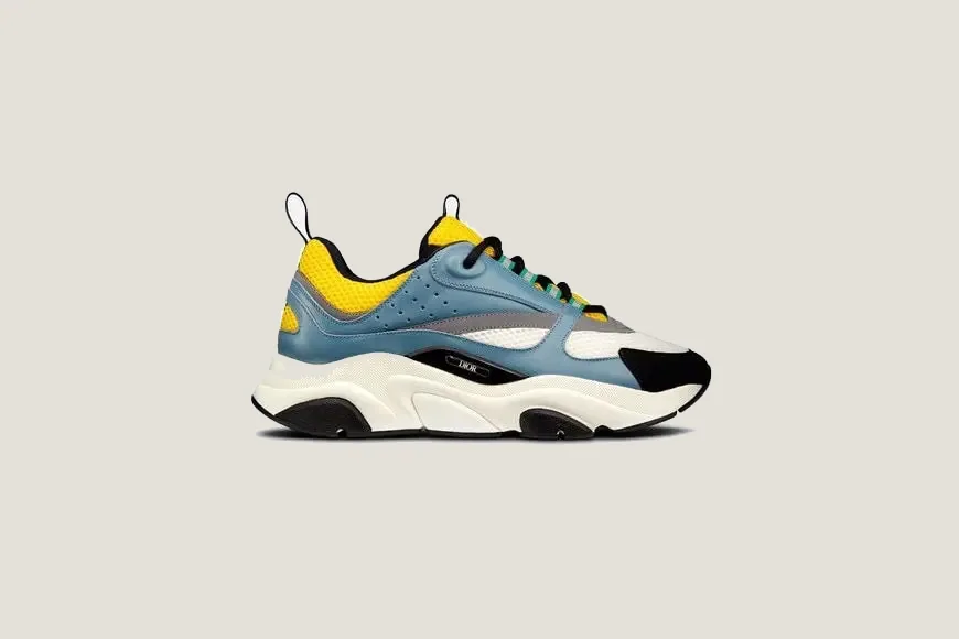 Sneaker B22 - Bleu Jaune Blanc