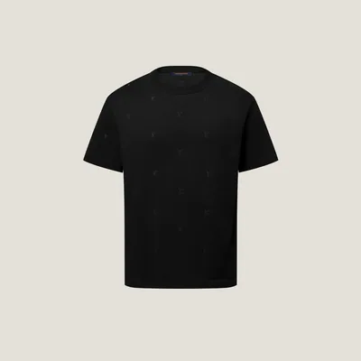 Tee-shirt manches courtes brodé LV Blason