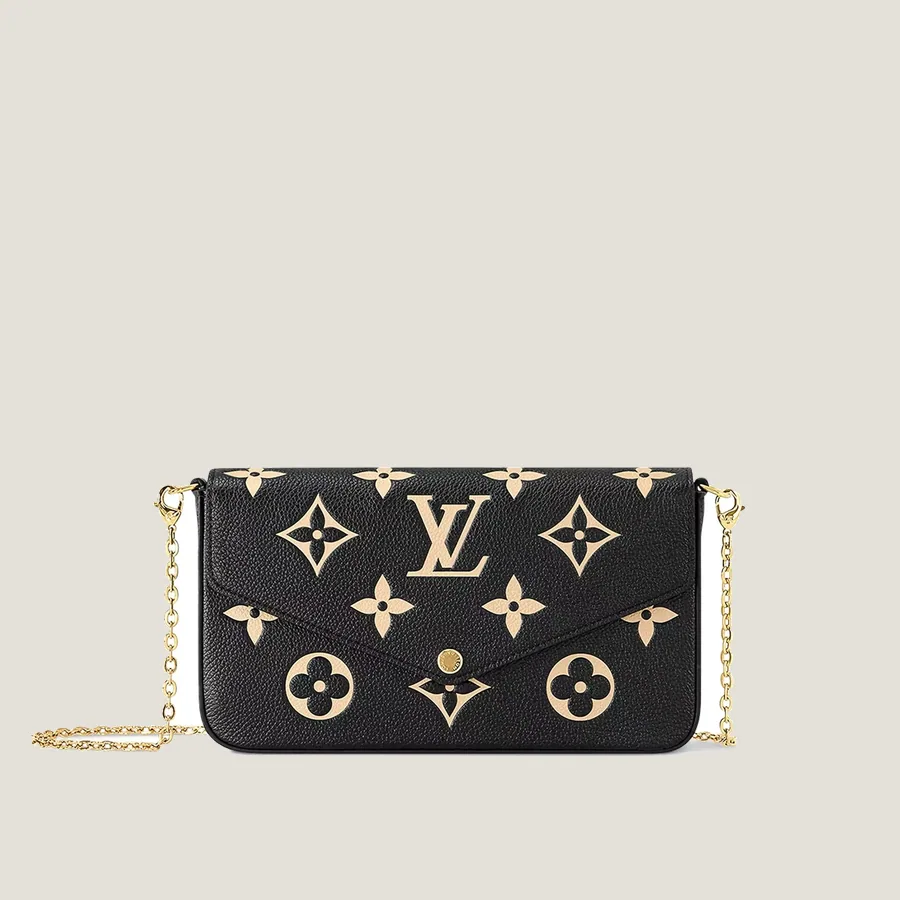 Pochette Félicie - Noir Beige